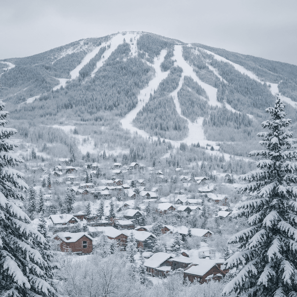 Steamboat Springs in winter